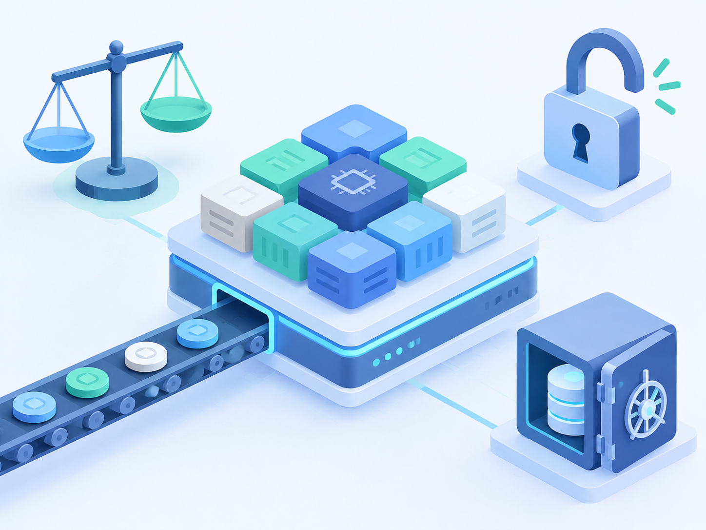 算力中立与Token工厂概念图